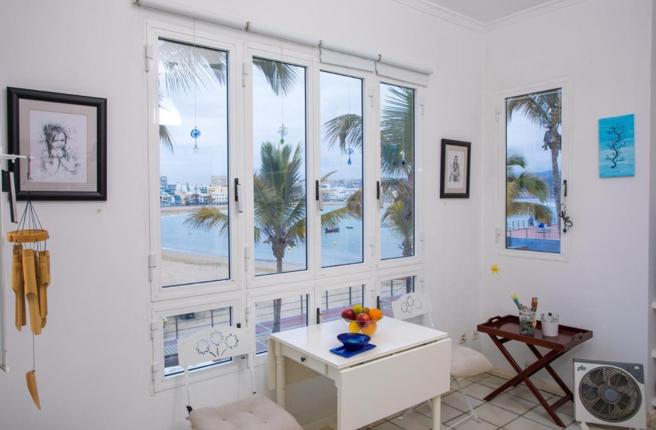 Mariposa Blanca, Apartamento En 1ª Linea De Playa Las Palmas de Gran Canaria Bagian luar foto