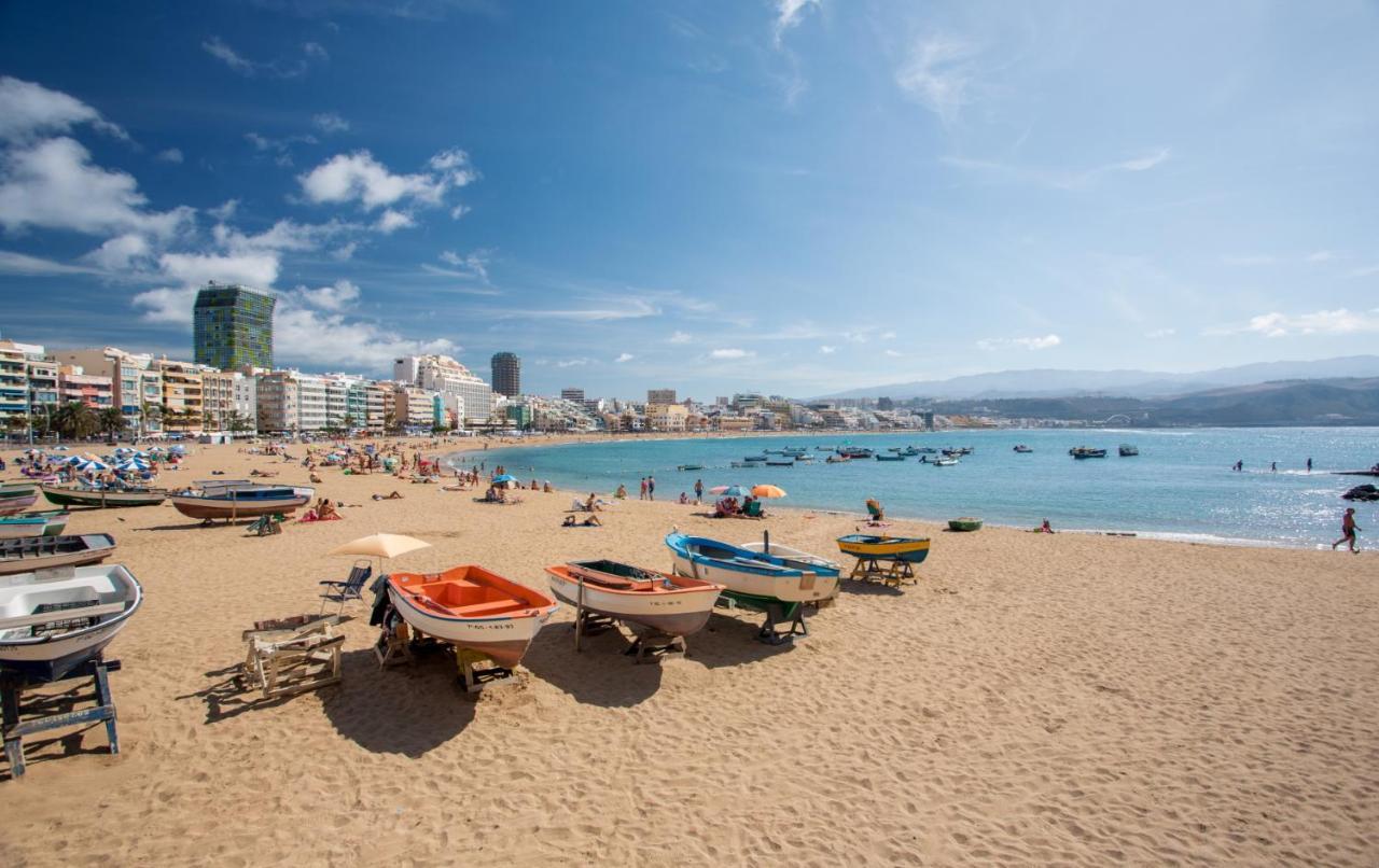 Mariposa Blanca, Apartamento En 1ª Linea De Playa Las Palmas de Gran Canaria Bagian luar foto
