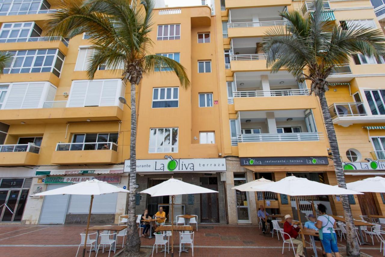 Mariposa Blanca, Apartamento En 1ª Linea De Playa Las Palmas de Gran Canaria Bagian luar foto