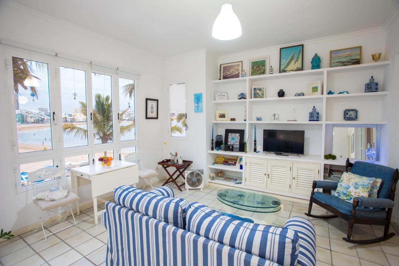 Mariposa Blanca, Apartamento En 1ª Linea De Playa Las Palmas de Gran Canaria Bagian luar foto