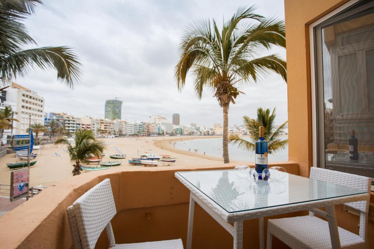 Mariposa Blanca, Apartamento En 1ª Linea De Playa Las Palmas de Gran Canaria Bagian luar foto